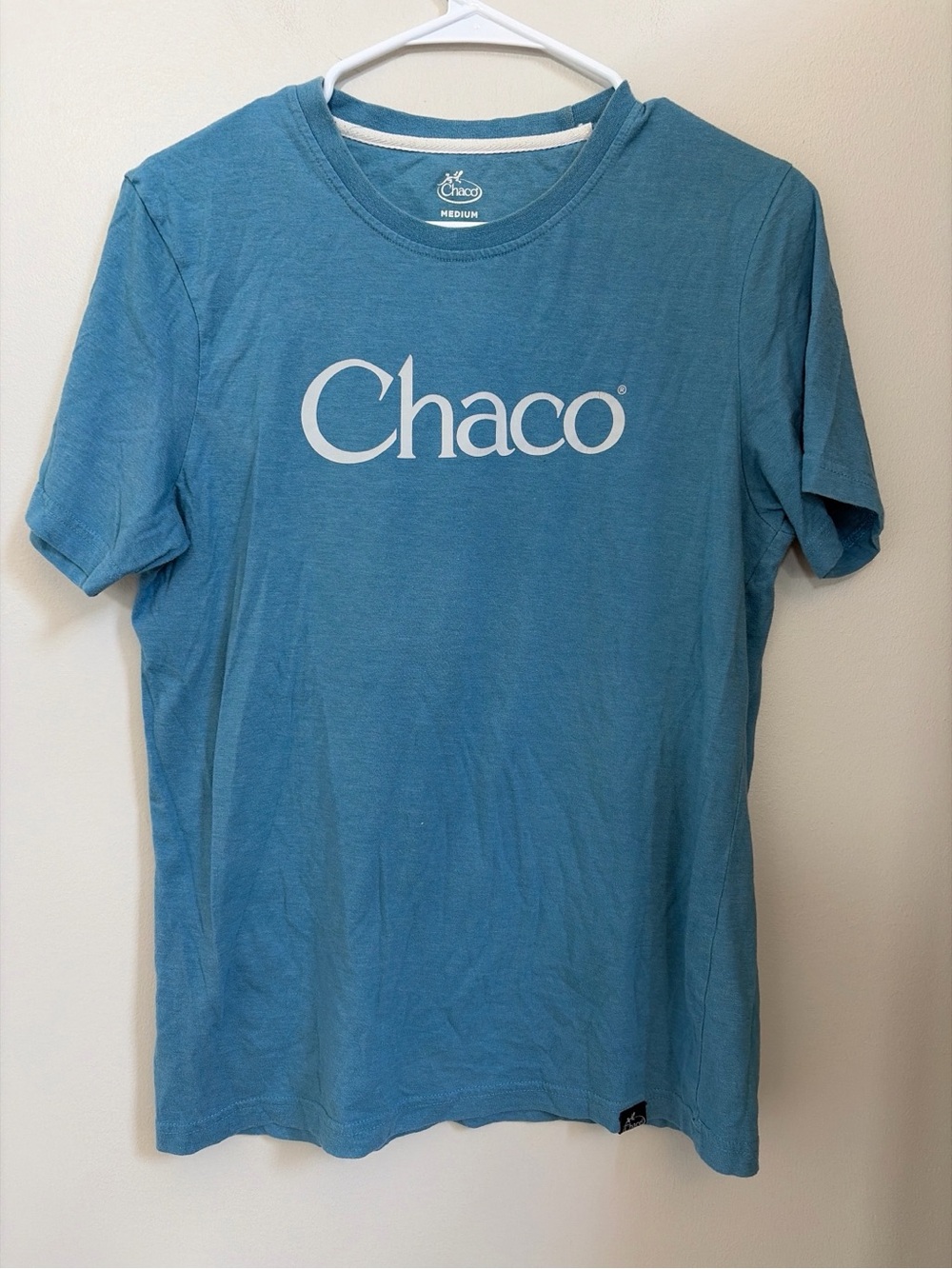 Chaco Men's Teal Blue Logo Short Sleeve Tee